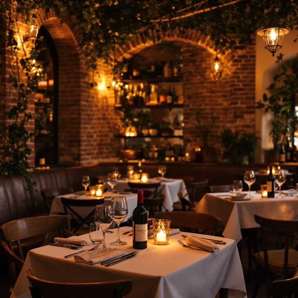 Ambiance chaleureuse de trattoria à la Trattoria del Par à Chaudes-Aigues